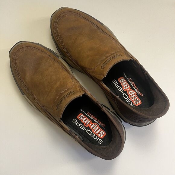 Skechers Men’s Slip-ins Respected Elgin Hands Free Goodyear Sole 11.5 Extra Wide - Picture 6 of 9